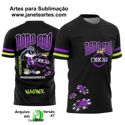 Camiseta terceirão - Perna Longa